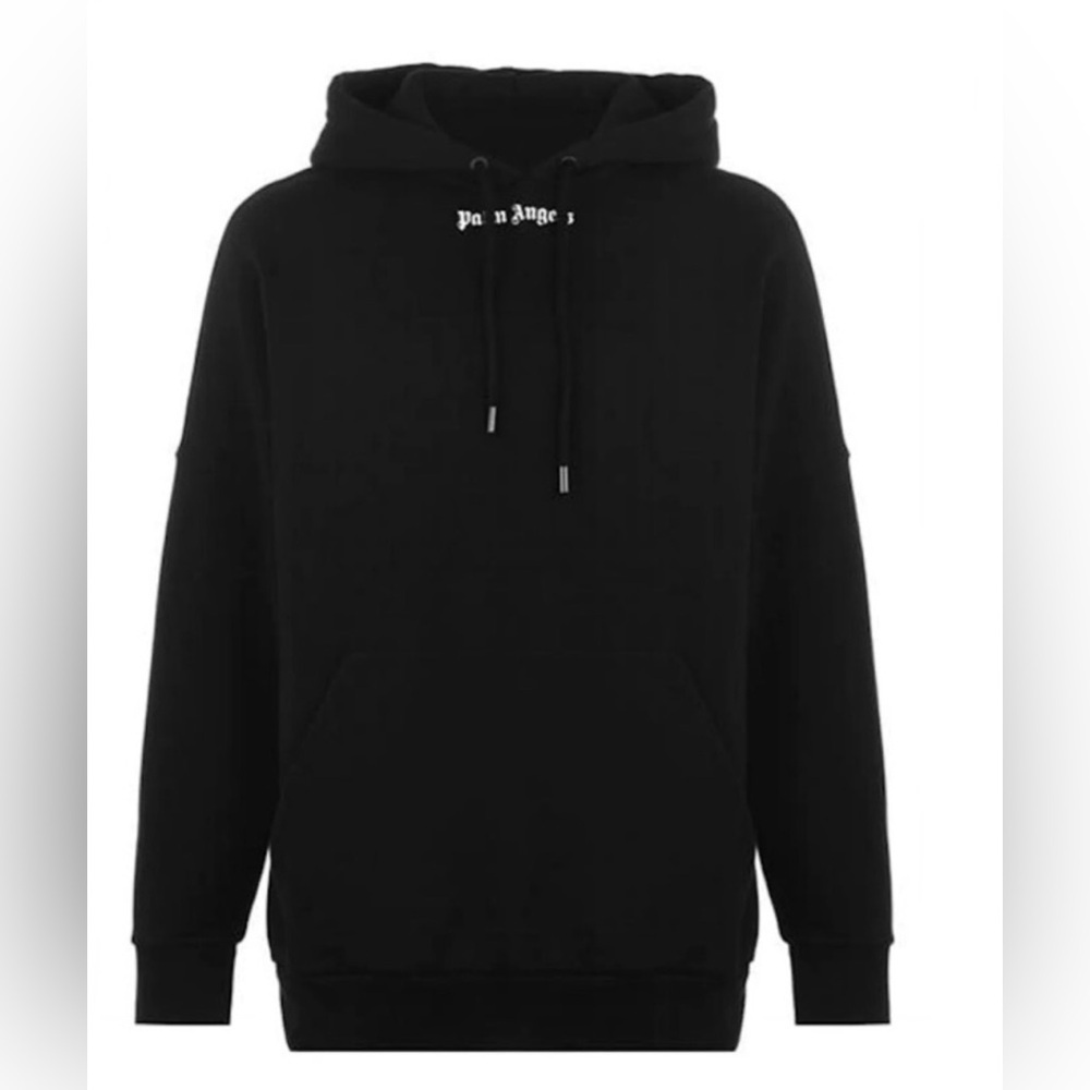 Palm Angels logo-print hoodie XXL